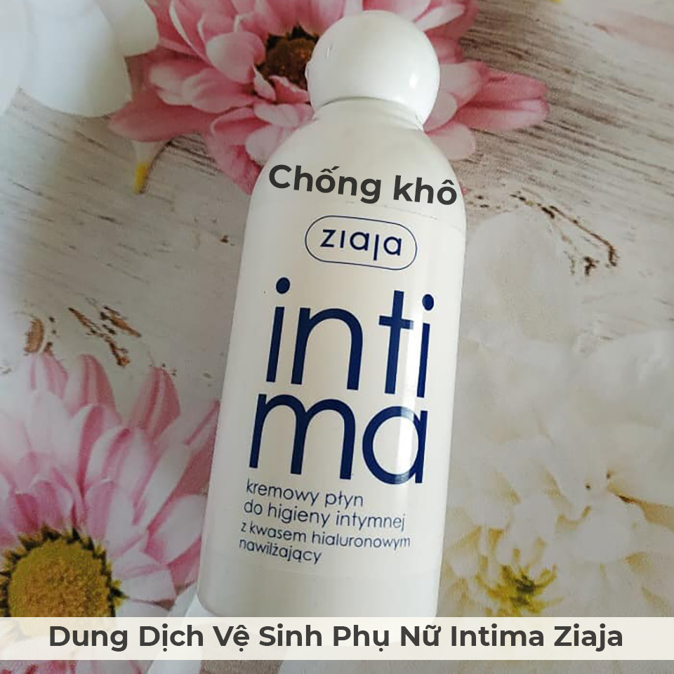 Dung Dịch Vệ Sinh Phụ Nữ Intima ziaja Ba Lan màu xanh đậm