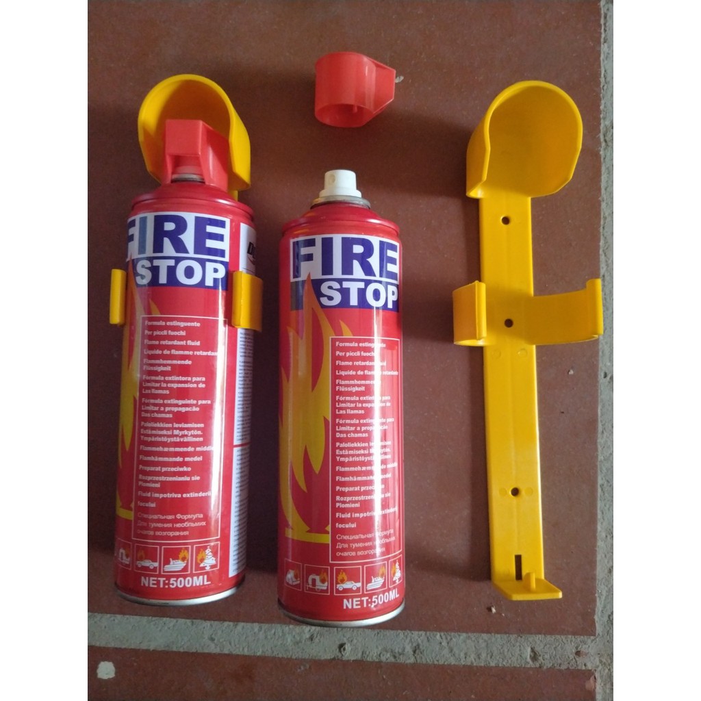 Bình chữa cháy cứu hỏa ô tô Mini FireStop 500ml