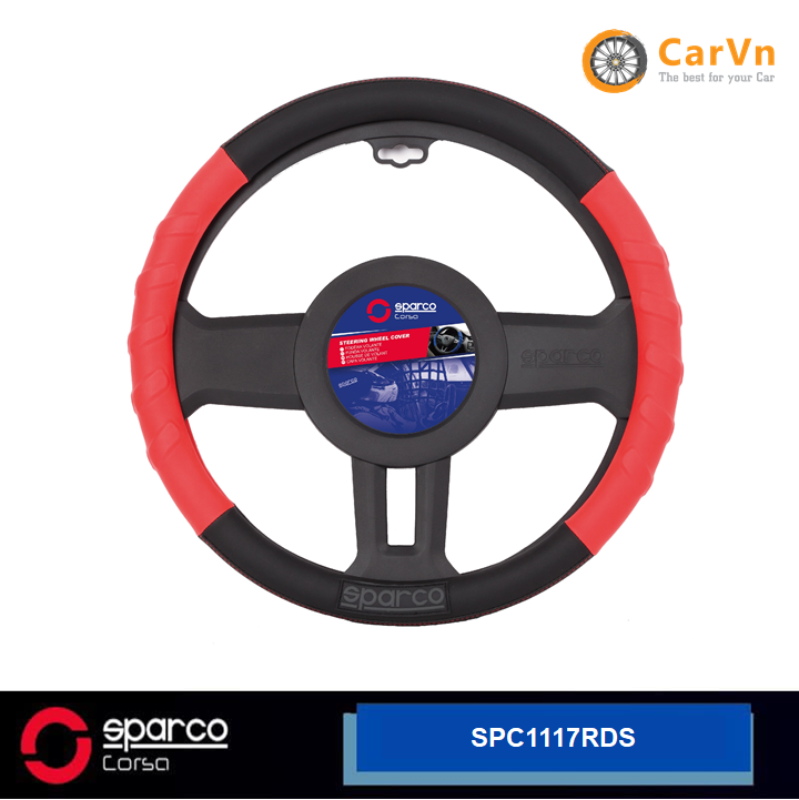 [HCM]Bọc vô lăng Sparco SPC1117RD