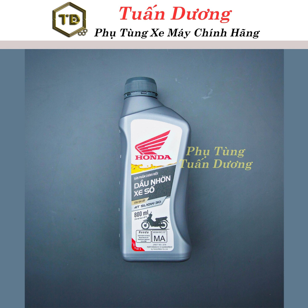 Dầu Nhớt Xe Số Honda 10w30 800ml [ Chính Hãng ] - Dầu Máy Cho Các Dòng Xe Số Dream, Wave , Sirius, Furure ,...
