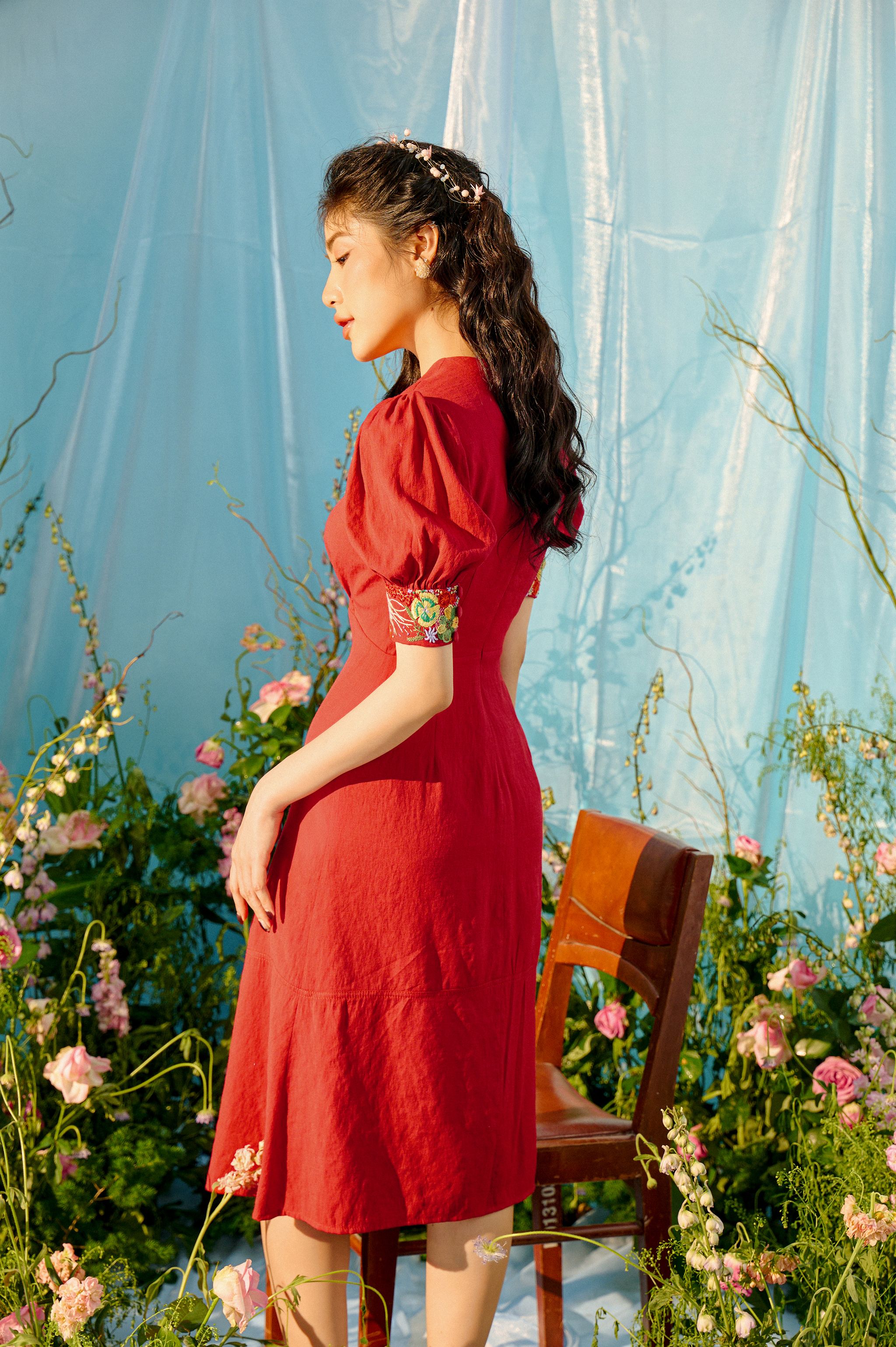 OLV - Đầm Alymer Embro Dress