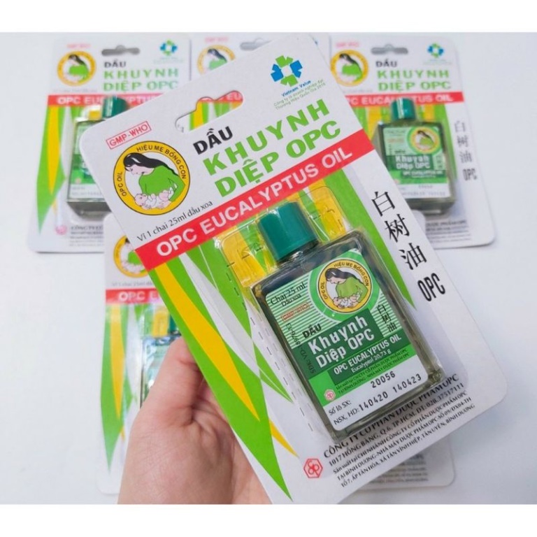 Dầu khuynh diệp OPC 25ml Mẹ bồng con - An toàn cho trẻ sơ sinh và trẻ nhỏ NAM2