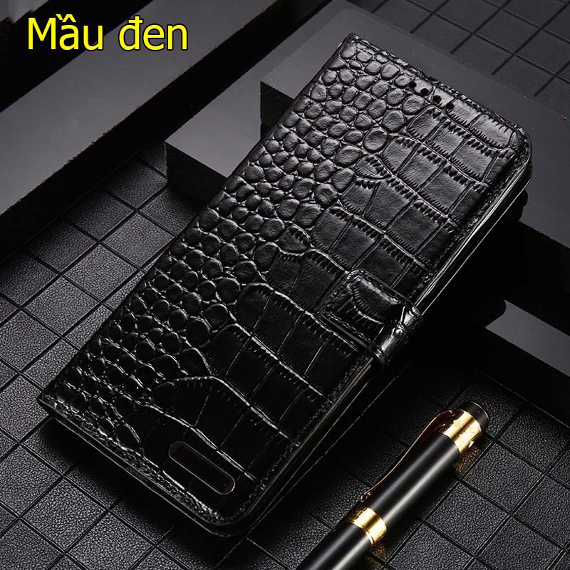 bao da iPhone 14 pro max dạng ví da thật sang trọng