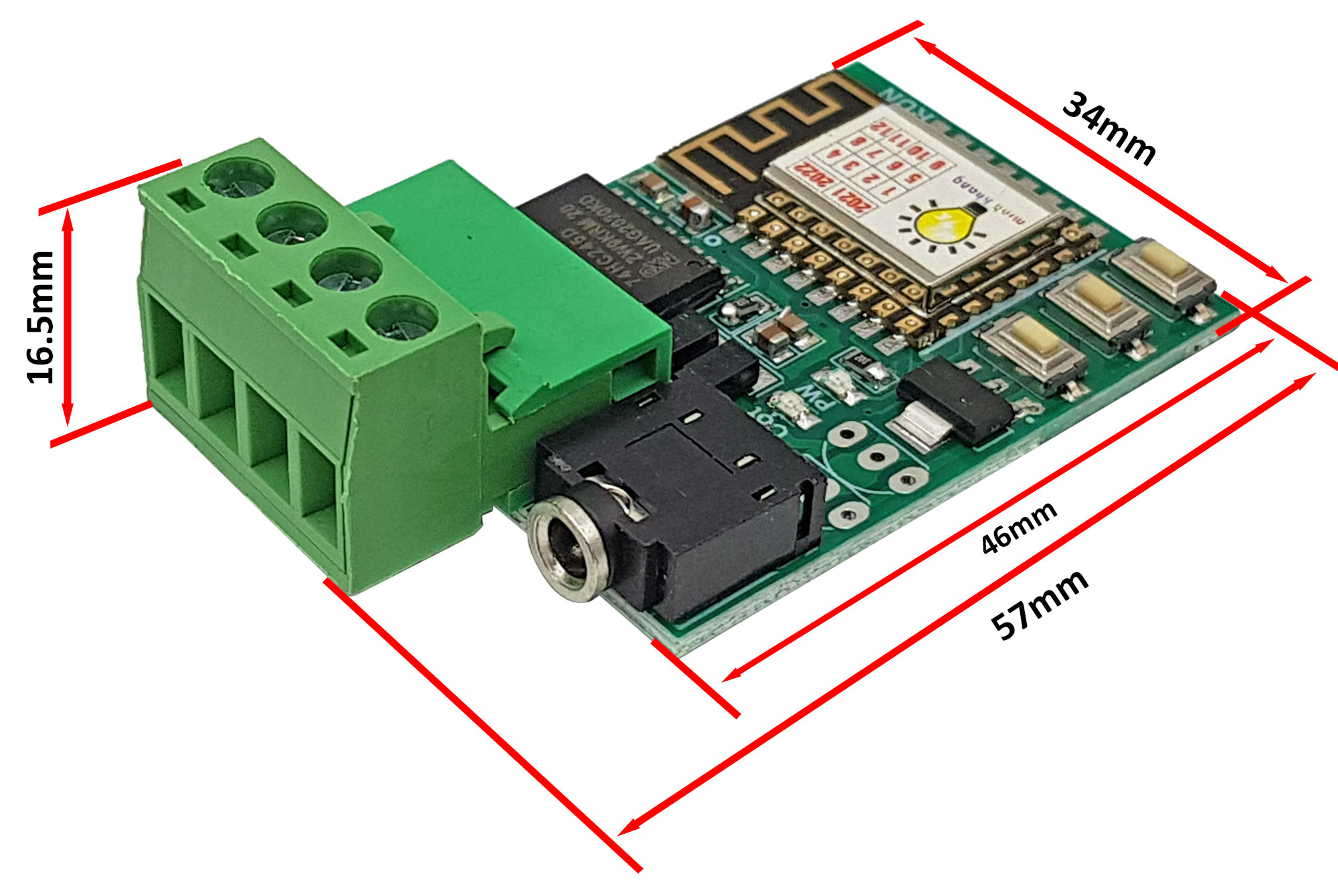 Mạch led phao hoa wifi đồng bộ âm thanh