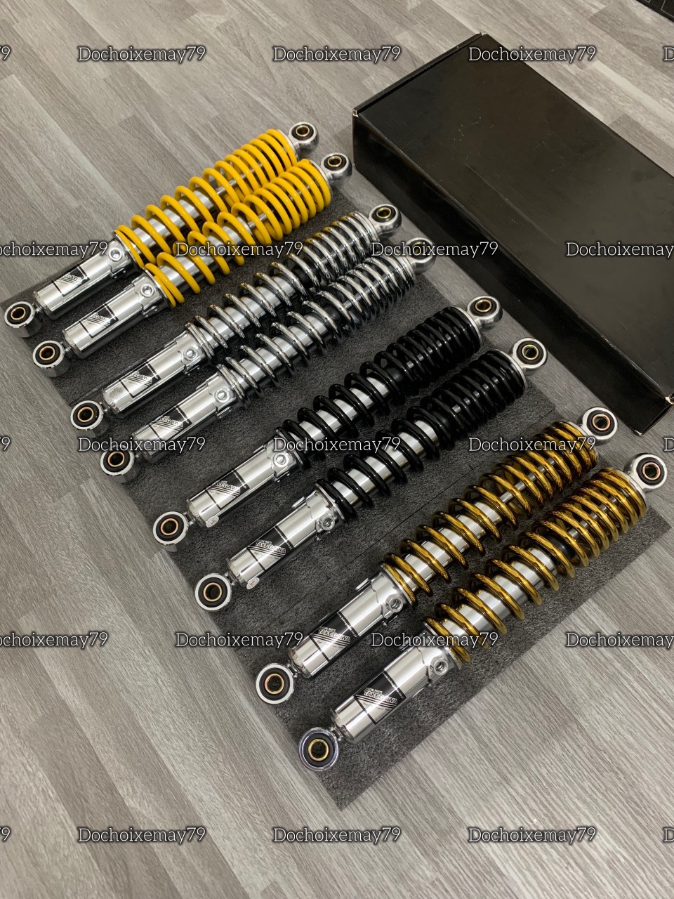 Phuộc sau Takegawa gắn Wave Dream Future Fuled Cub