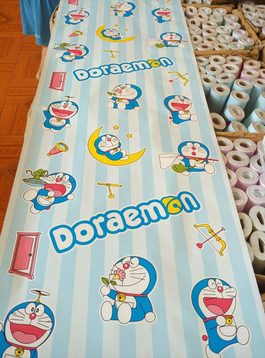 10M decal giấy dán tường Doremon hot nhất 2020 (10m x 0.45cm)
