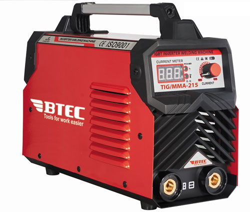 Máy hàn inverter Btec TIG/MMA 215 Pro