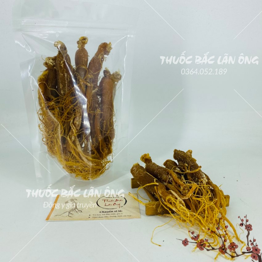 Nhị hồng sâm khô 100g, sâm râu, không tẩm đường, giúp bổ máu, tăng cường sức khoẻ, ngừa ung thư
