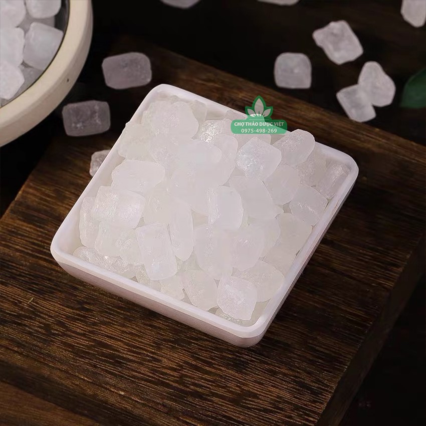 Đường phèn trắng 100g, đường phèn Lam Sơn, vị ngọt thanh, dùng nấu chè, chưng yến, nấu siro
