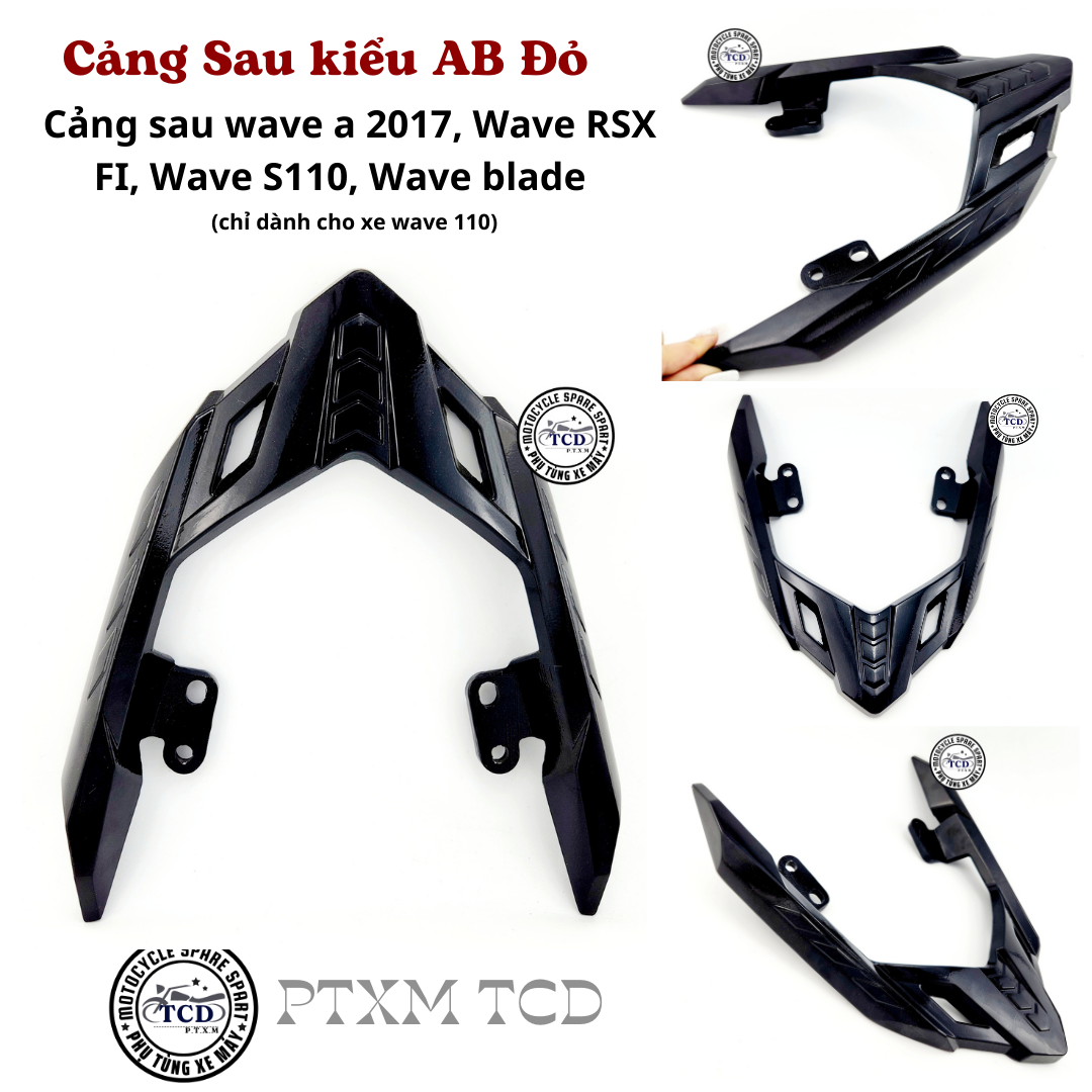 Cảng sau Màu kiểu AB (chỉ dành cho Wave 110) cho Wave a 2017, Wave RSX FI, Wave S110, Wave blade