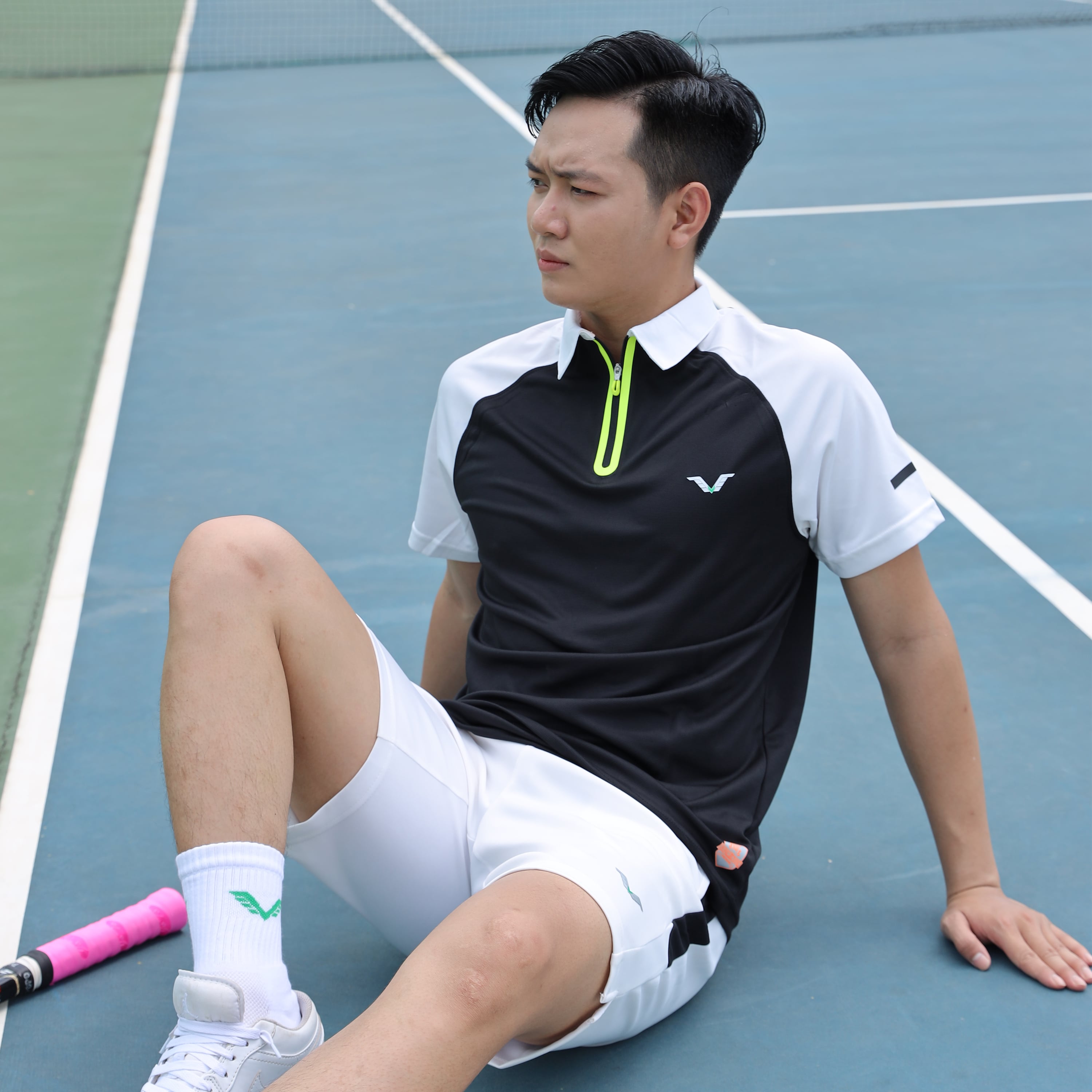 XẢ KHO CẮT MÃ GIẢM 50% Áo thể thao AVP03 TENNIS nam cao cấp, chuẩn form, chất đẹp, thấm hút mồ hôi