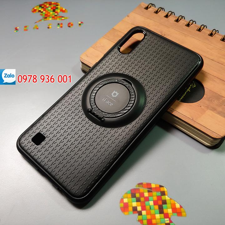 [TẶNG CÁP SẠC] Ốp lưng Samsung Galaxy M10 silicon kèm iRing hiệu iFace