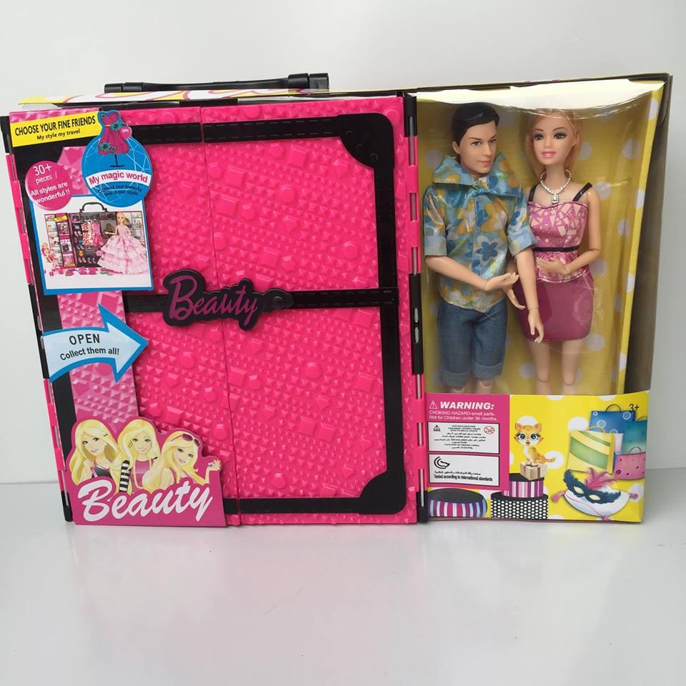 Đồ chơi độc: búp bê Ken Barbie và tủ đồ 30 phụ kiện