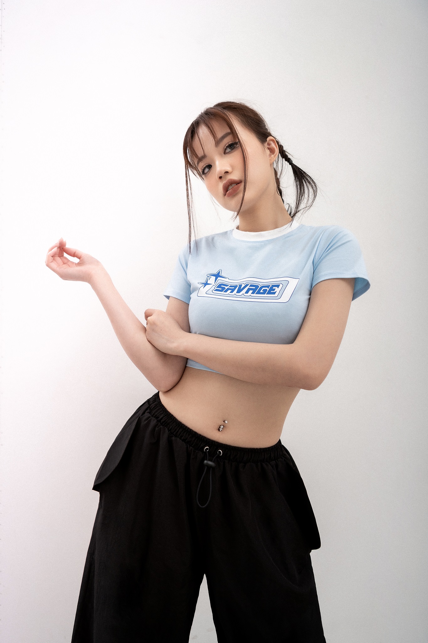 Áo croptop thun ôm CLÉLIE | SAVAGE CROPTOP