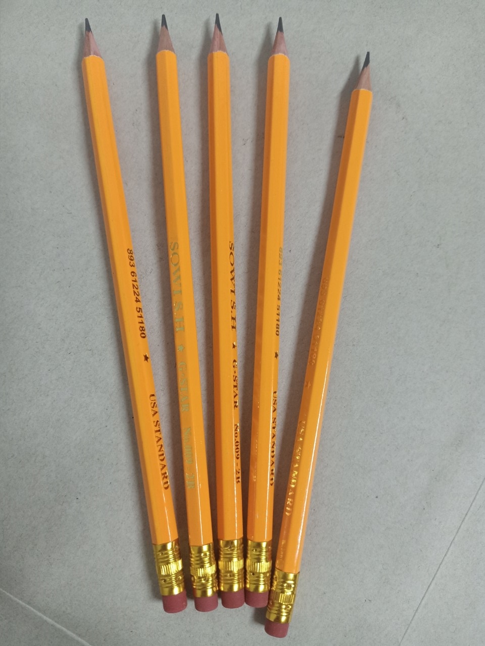combo 12 cây Bút chì gỗ GS - 009 ruột 2B