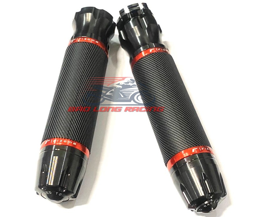 Cặp Bao Tay RZM Gù 5 cạnh khía (màu Đen Đỏ)