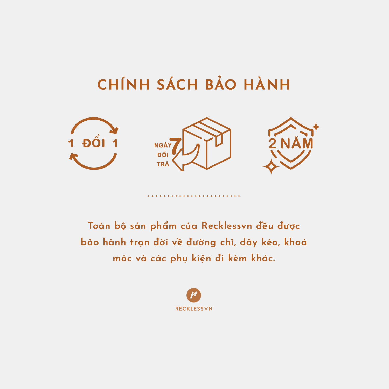 Túi Đeo Chéo Reckless Benji (Vải Polyester/Nylon chống thấm)