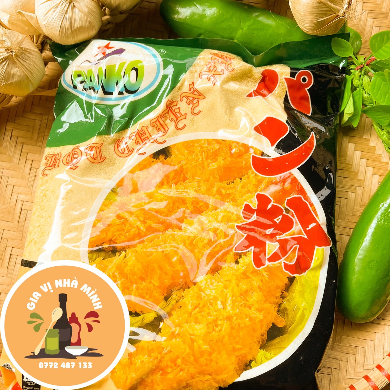 Bột chiên xù panko vàng -1kg
