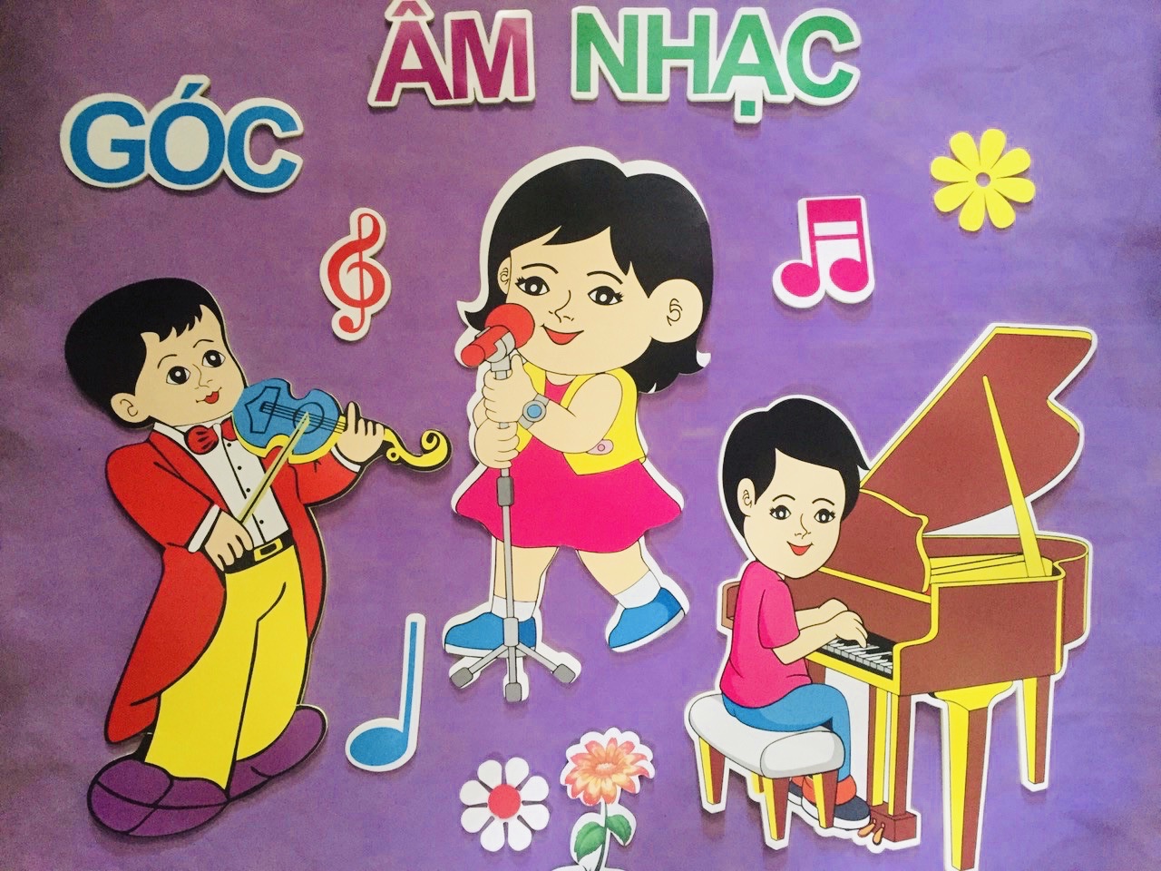 Tranh góc các chủ đề cho mầm non