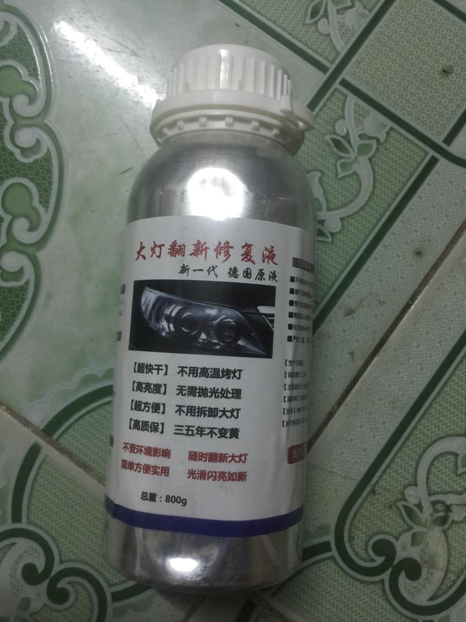 dung dịch đánh bóng đèn pha oto