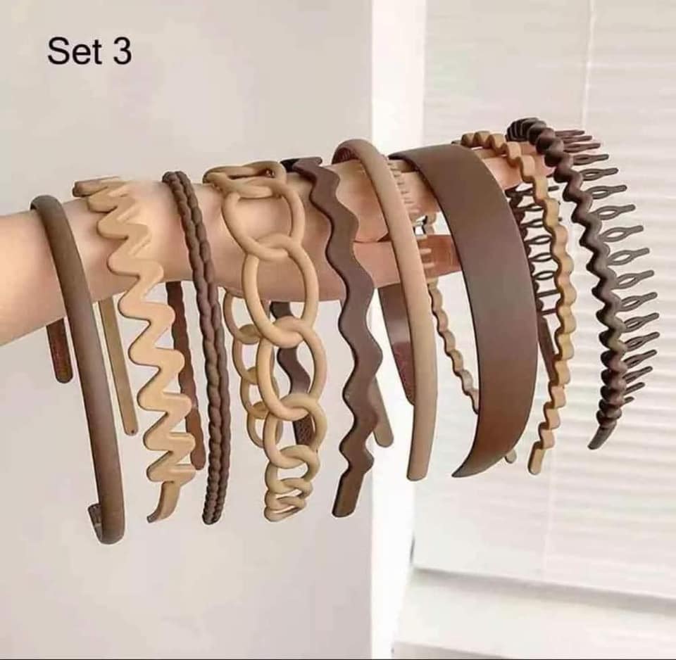 SET 9 BỜM TÓC, BĂNG ĐÔ TÓC NHIỀU KIỂU DÁNG SIÊU XINH