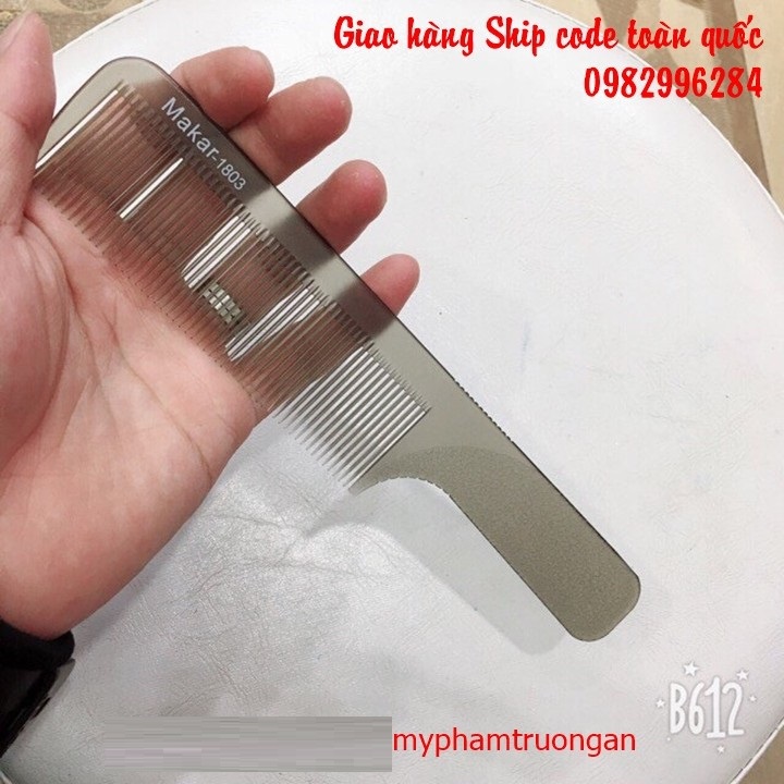 Lược Cắt Tóc Nam Bản To - Lược Barber Makar-1803