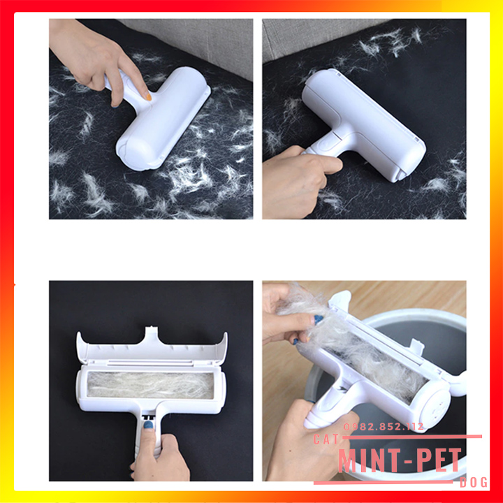 Cây Lăn Lông Tĩnh Điện Hút Lông Chó Mèo