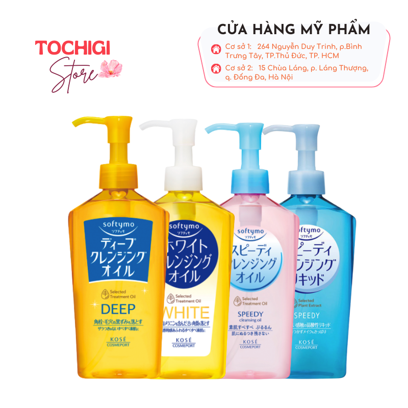Dầu tẩy trang Kose Softymo Cleansing Nhật Bản