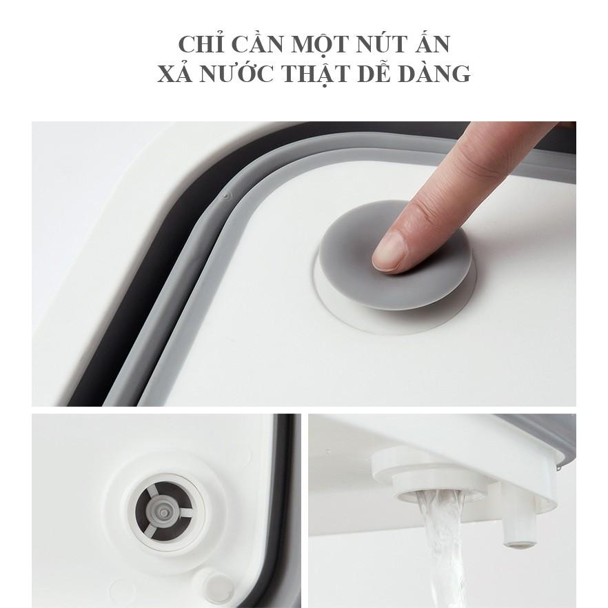 Chậu rửa gấp gọn thông minh