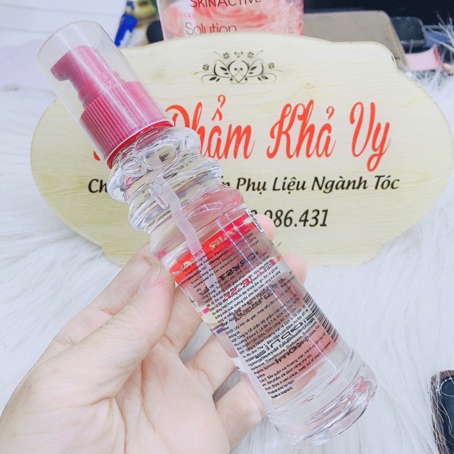 Tinh dầu dưỡng tóc phục hồi sophia crytal 100ml