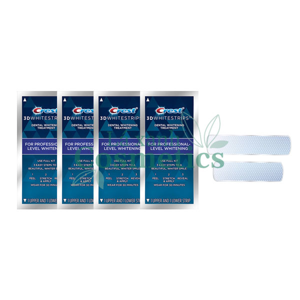 [Hàng Mỹ] Miếng dán trắng răng Crest 3D White Whitestrips Professional Effects
