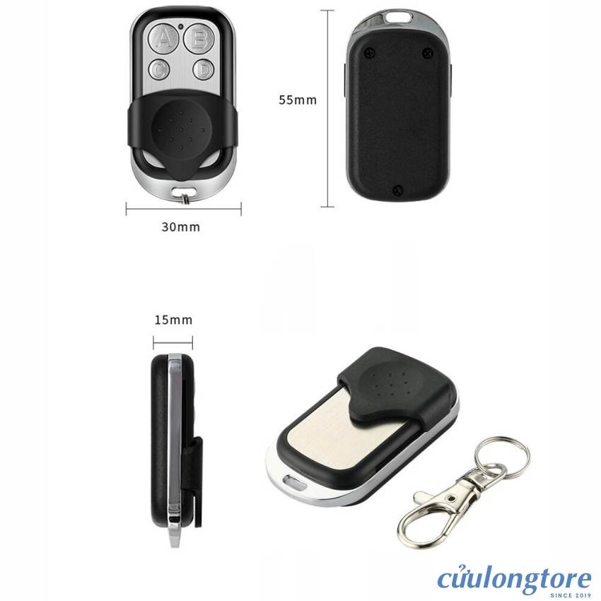 Electronic Car Rolling Door Key Copier learns the command to copy the key from the remote control 433mhz