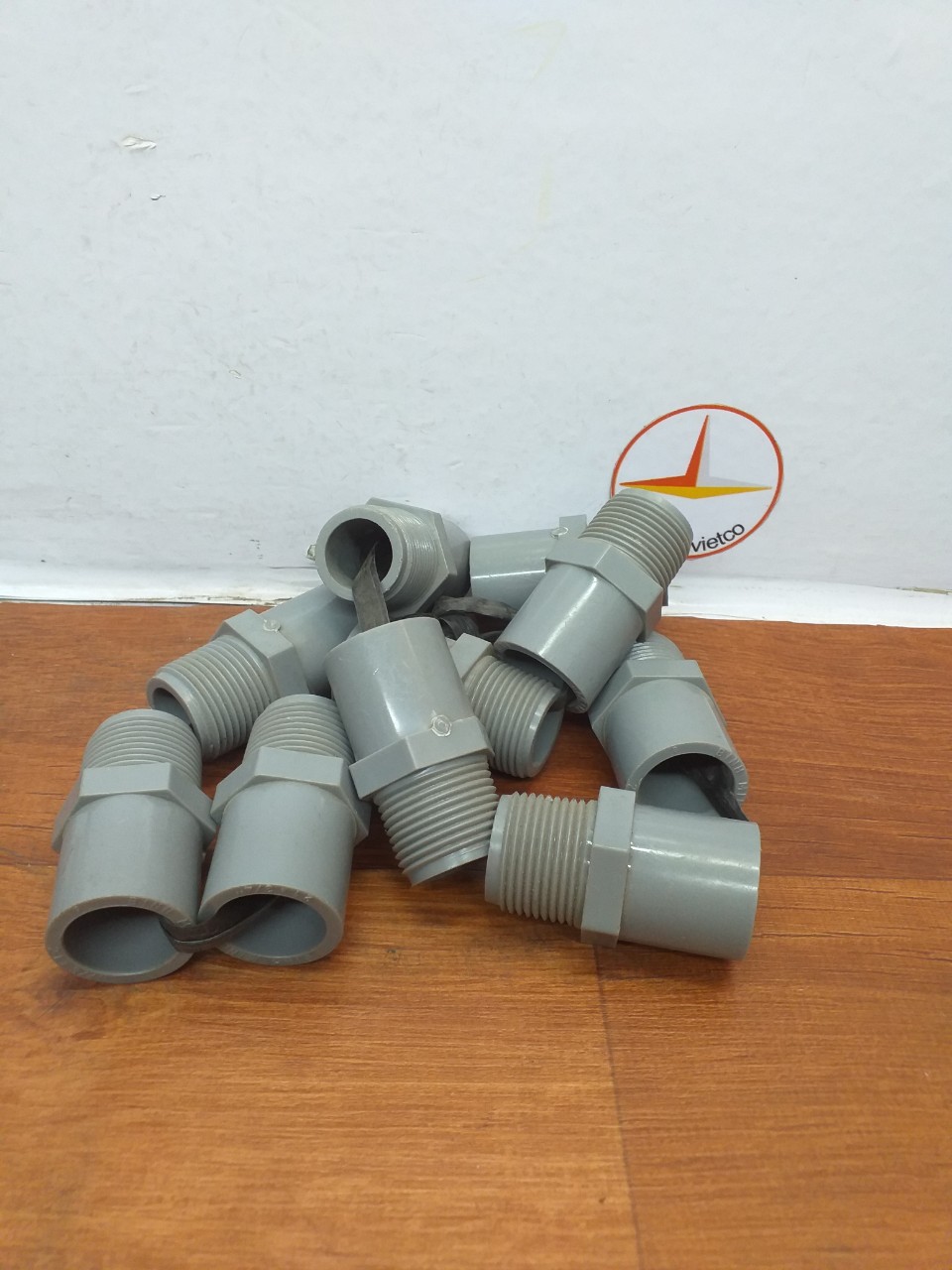 Nối ren ngoài nhựa 27 ống 21 Bình Minh( 10 cái )