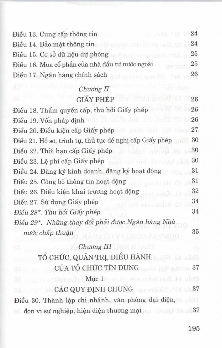 Luật Các Tổ Chức Tín Dụng (Hiện Hành)