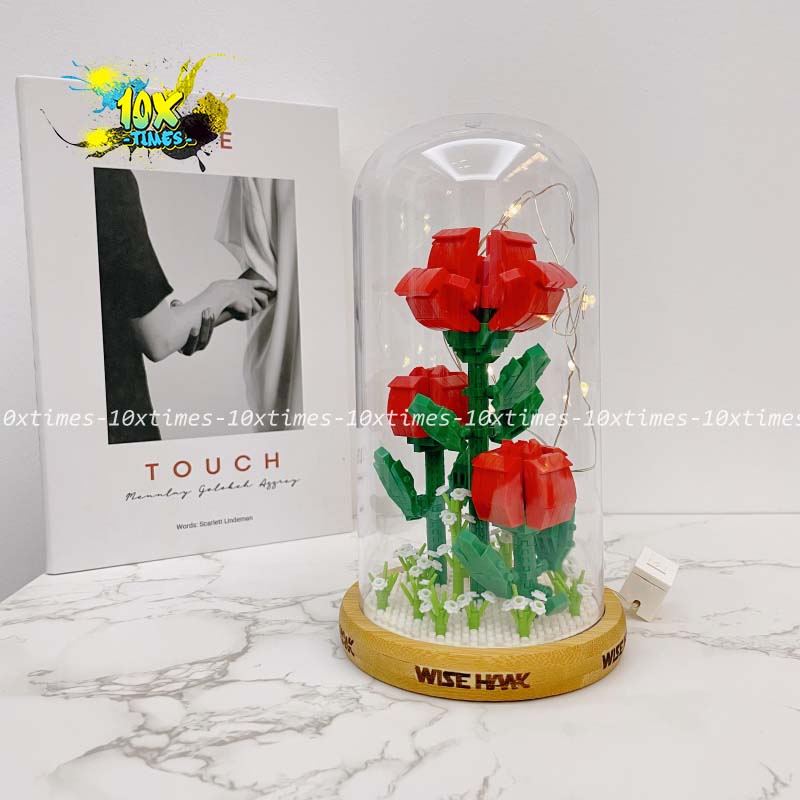 ( lồng kính, đèn led ) lego 3D thuyền sunny one piece cung điện cổ tích, quà tặng bạn gái bạn trai, sinh nhật