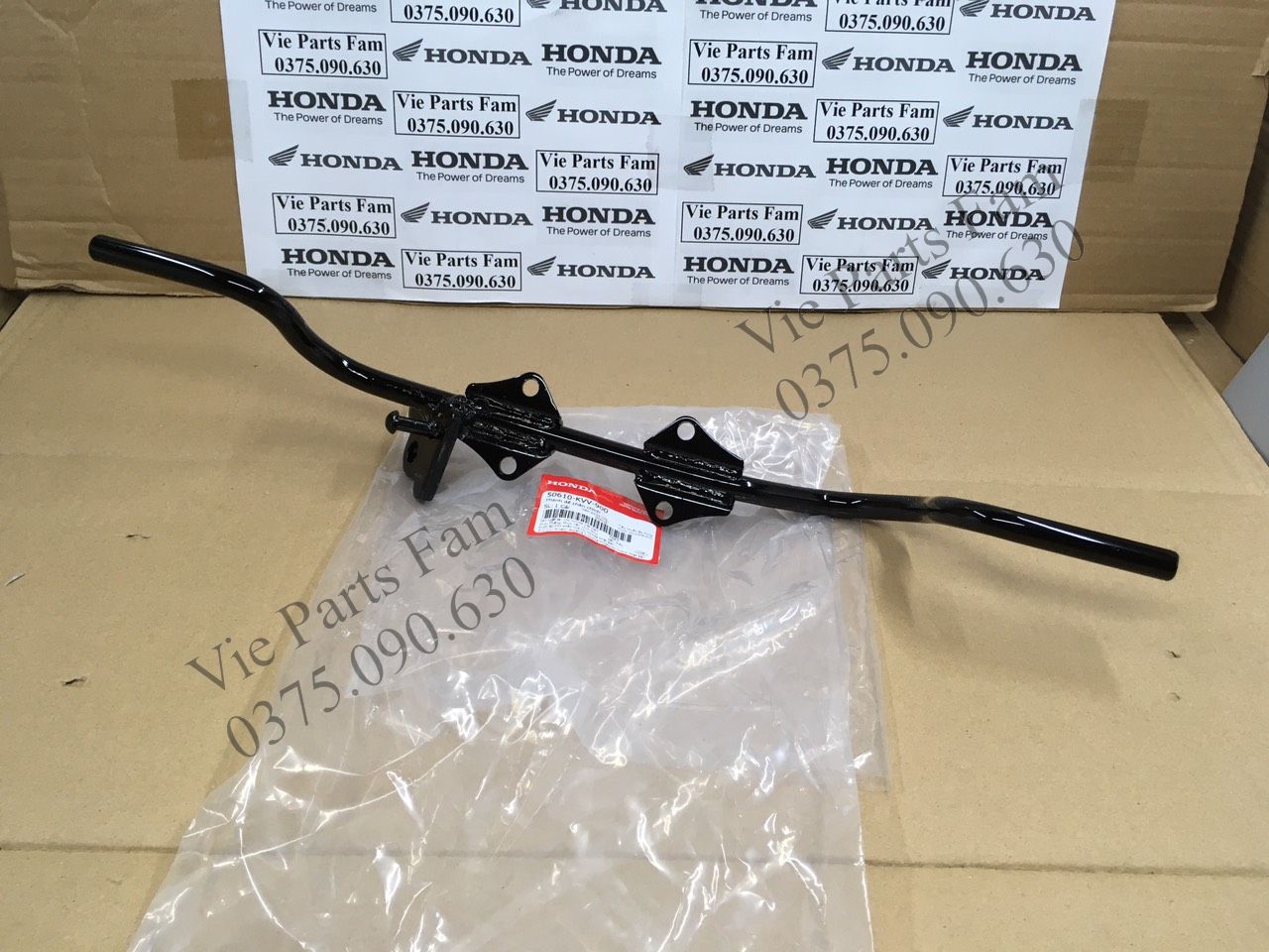 Dàn để chân/ thanh ngang máy Dream, Wave nhỏ 2 bóng, Wave ZX dùng chung, chính hiệu Honda Motor VN mới 100%
