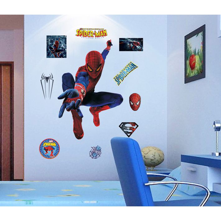 [HCM]Decal Dán Tường Người Nhện - Msp Db049