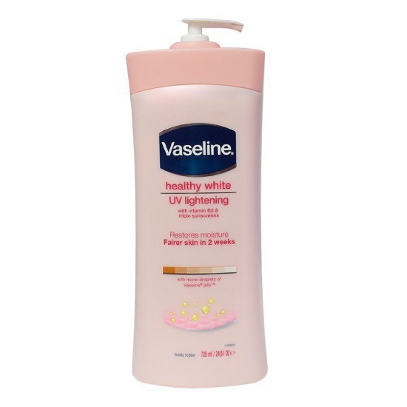 Sữa dưỡng thể Vaseline Healthy White UV Lightening Body Lotion 725ml giá rẻ