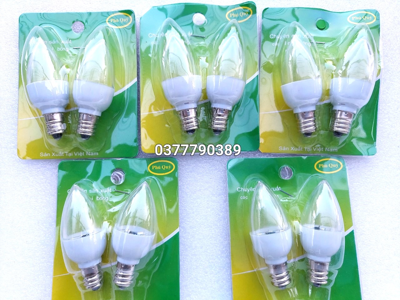 combo 10 bóng ớt led trắng