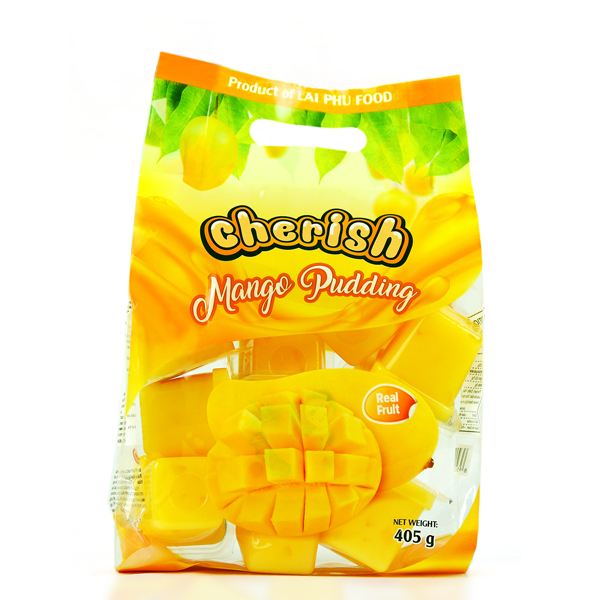 Thạch Pudding Lai phú Vị Xoài Túi 405g