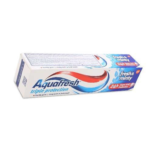 Kem đánh răng Aquafresh bảo vệ răng 24 giờ bạc hà thơm mát 100ml