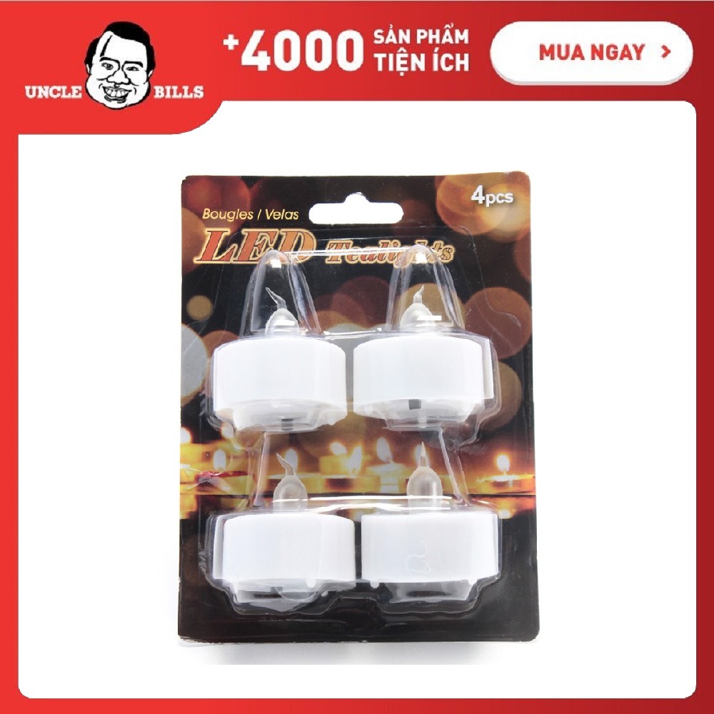Đèn Nến Led Điện Tử Uncle Bills DH0168  (Trắng)
