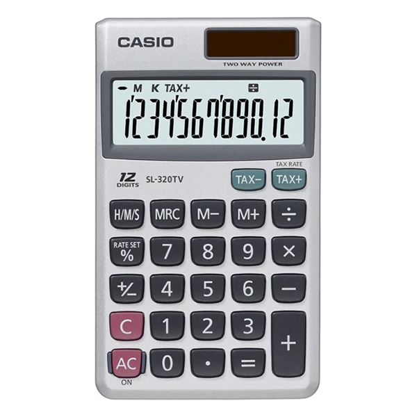Máy tính casio sl 320tv-w-dp