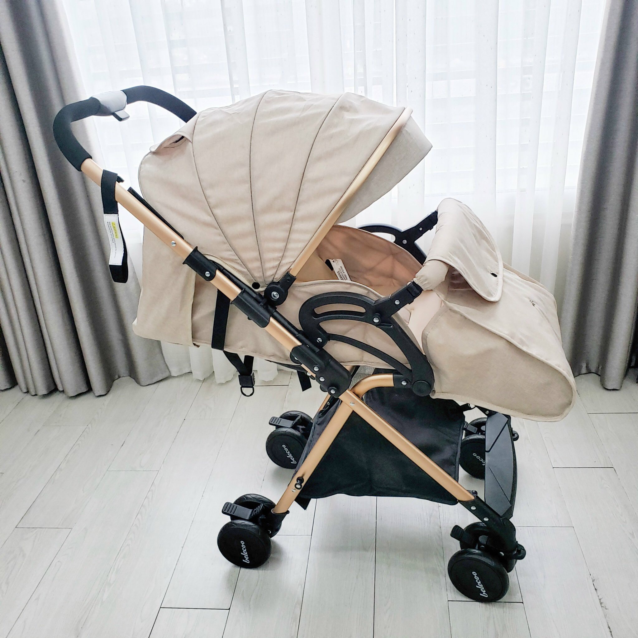 XE ĐẨY 2 CHIỀU 3 TƯ THẾ BELECOO CAO CẤP