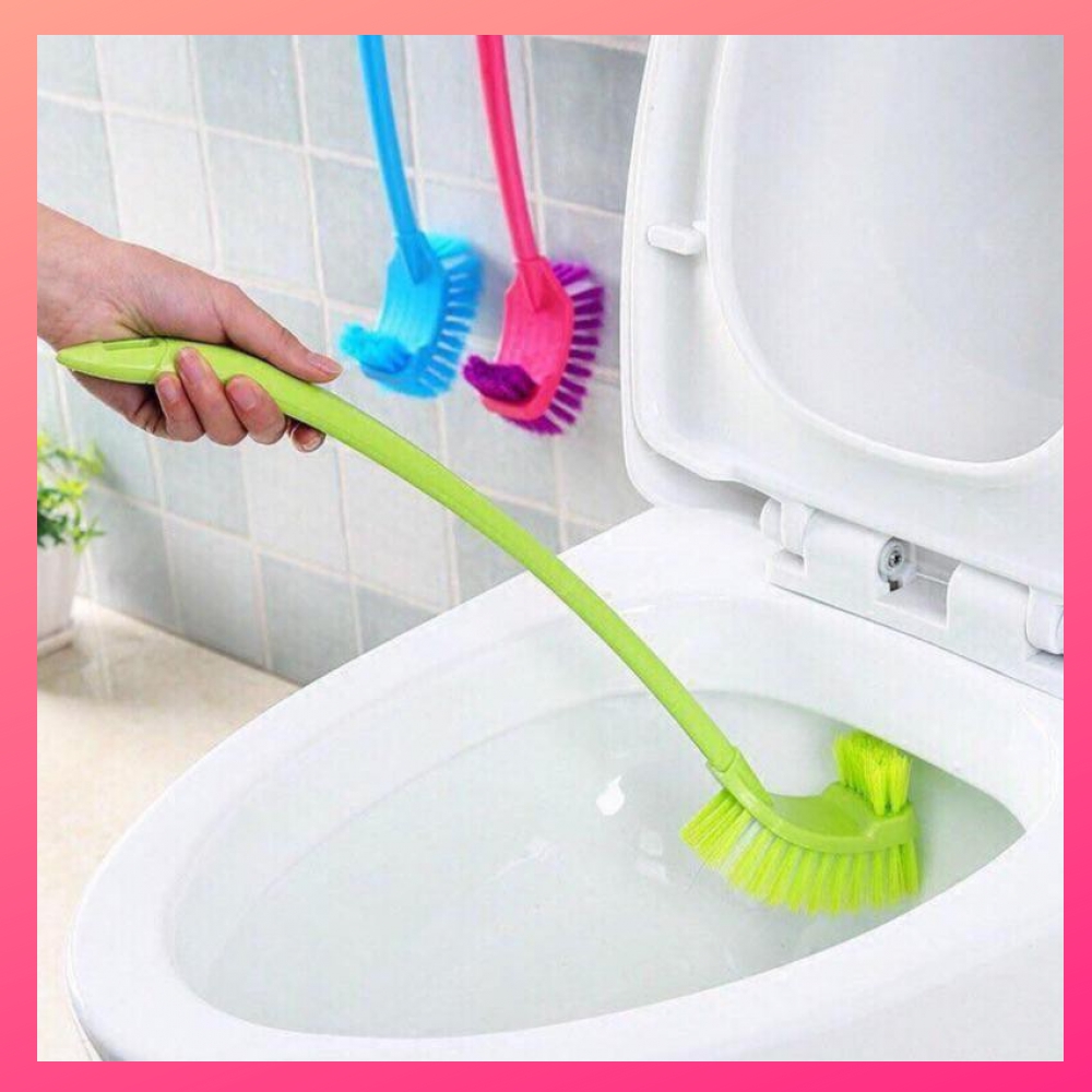 [HCM]Bàn chải chà toilet 2 đầu siêu tiện dụng giá rẻ