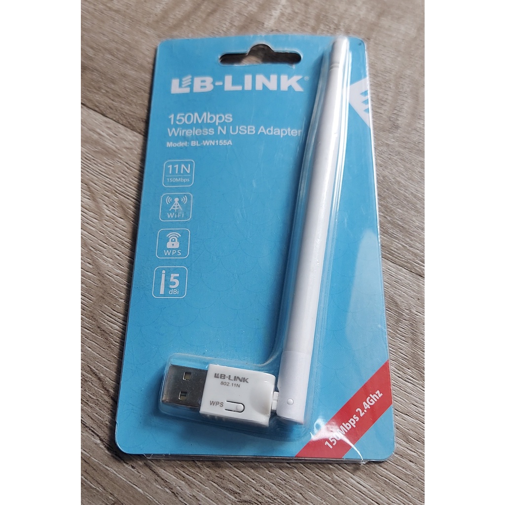 Thu Wifi LB LINK - USB Wifi Nano Tốc Độ 150Mbps Có Râu Thu