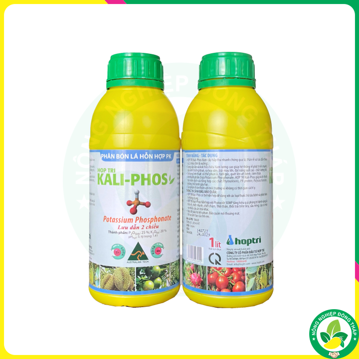 Phân Bón Lá Hỗn Hợp PK HOP TRI KALI – PHOS – Lưu Dẫn 2 Chiều (Chai 1 lít)