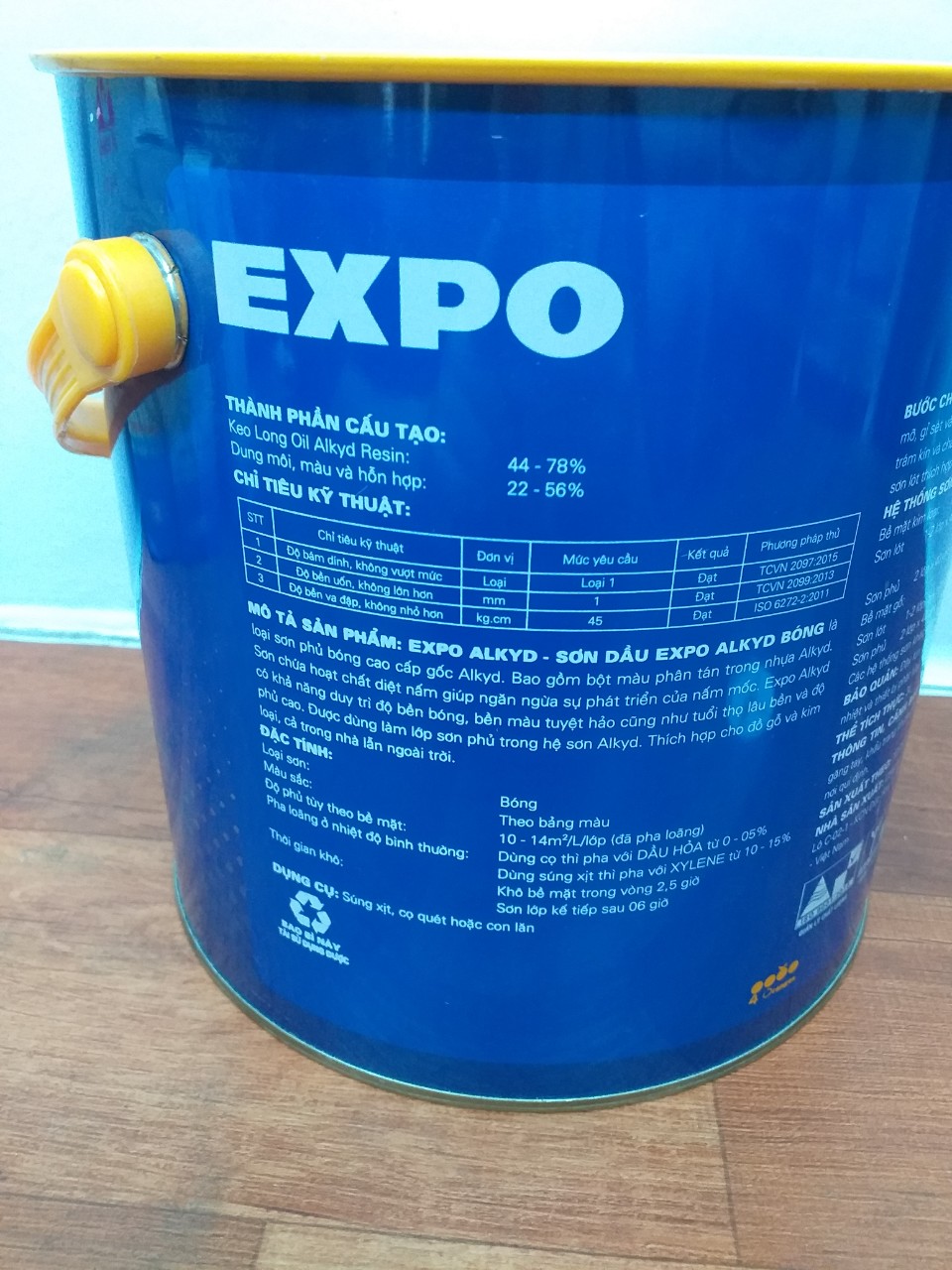 Sơn dầu Expo màu đỏ PCCC 210 3L