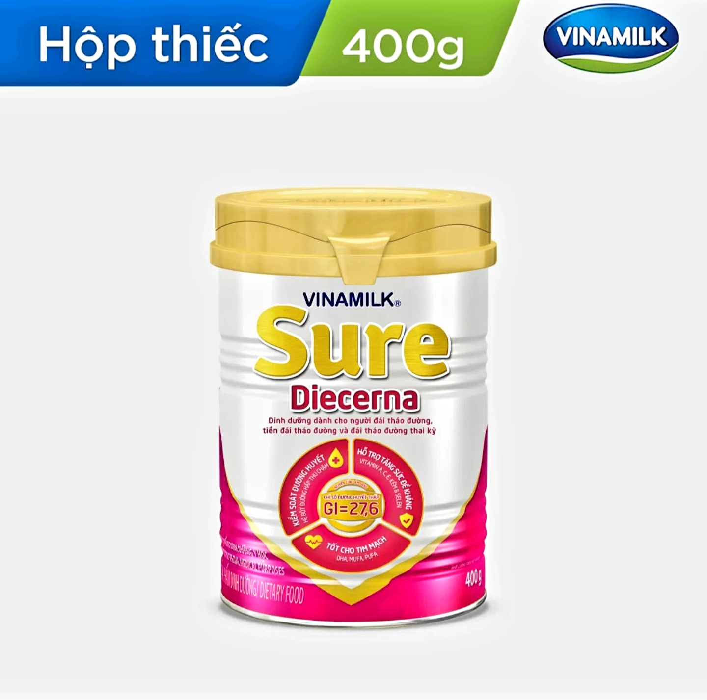 Sữa Bột VINAMILK SURE DIACERNA 400g.