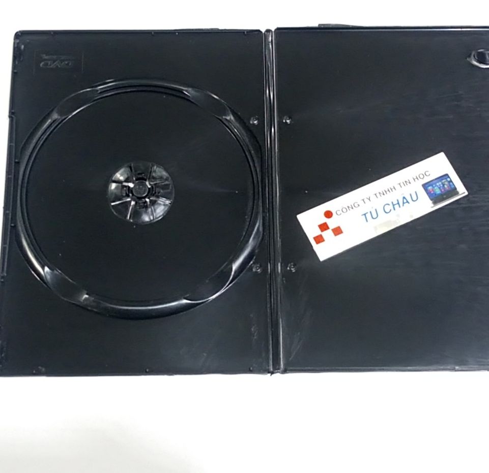 Hộp đựng đĩa CD, DVD nhựa đen / Hộp đựng 1 đĩa